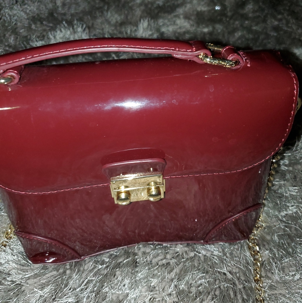 Burgundy Crossbody Bag